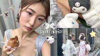 JAPAN vlog : kimonos + asakusa, exploring shibuya, totoro creampuffs, good eats, meeting friends