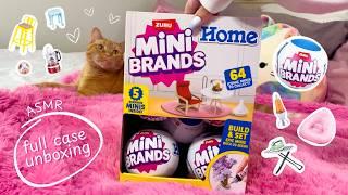 ASMR Mini Brands HOME series full case unboxing (soft spoken)