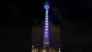 Größer gehts nicht - Das Rheintower-Event von Playstation in Düsseldorf