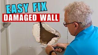 Fix Damaged Plasterboard the Right way, Quick & Easy Instructions!