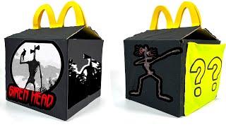 UNBOXING MYSTERY LEGO SIRENHEAD HAPPY MEAL MCDONALDS BOX!! (DO NOT WATCH!)