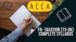 ACCA F6-Taxation (UK)- Chapter 1 - The UK Tax System (Part 1)