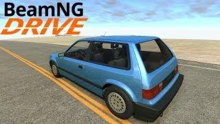 BeamNG DRIVE Alpha Version - Exploring the Desert Road Map