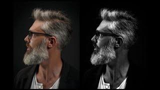 1-Minute Photoshop - Create Dramatic Black & White