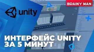 ИНТЕРФЕЙС UNITY ЗА 5 МИНУТ