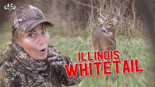 Vicki's Running Whitetail Buck! - Archer's Choice Hunts