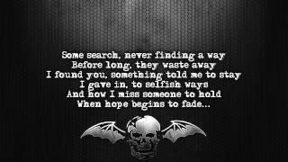 Avenged Sevenfold - Dear God [Lyrics on screen] [Full HD]