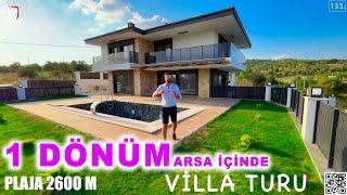 1 Dönüm İçinde Müstakil Satılık Villa Ev Turu Kuşadası