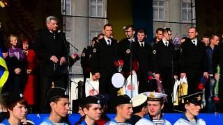 Білоусова засвистали під час зустрічі з екіпажем тральщика "Черкаси"