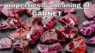 Garnet Meaning Benefits and Spiritual Properties