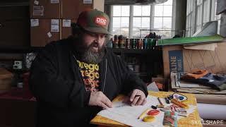 Custom Type Sketching Aaron Draplin