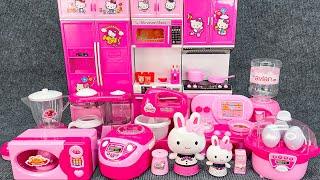 68 Minutes Satisfying with Unboxing Cute Pink Kitchen Toy Set，Review Toys Kitchen | ASMR