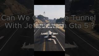 Jet Flying Through a Tunnel at Insane Speed! #shorts #shortsfeed #dunegaming #gtav #gtavplane