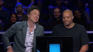 Zach Braff & Donald Faison Take a Seat in the Who Wants to Be a Millionaire Hot Seat!