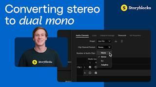 How to convert stereo tracks to dual mono in Adobe Premiere Pro (Tutorial)