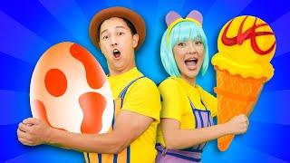 Sweet Ice Creams - Surprise Eggs +MORE Song | TigiBoo Kids Songs