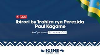 Ibirori by'irahira rya Perezida Paul Kagame