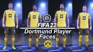 FIFA 22 - BORRUSIA DORTMUND PLAYER FACES