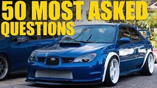 Top 50 Subaru WRX/STI FAQs