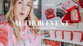 A DAY IN THE LIFE OF AN AUTHOR ️  author event, book signing, writing vlog