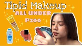 TIPID MAKEUP TUTORIAL UNDER PHP200 | Philippines