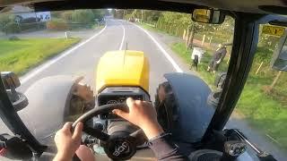 JCB Fastrac 4220 | POV | Driver View | GoPro | Farma Dobosz