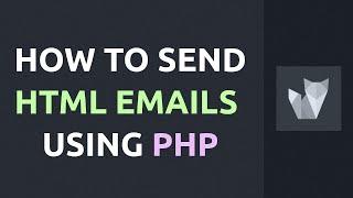 How to Send HTML structured emails using the mail function in PHP