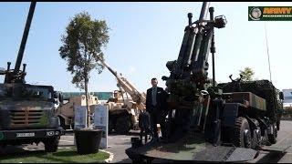 Nexter Systems Eurosatory 2014 Artillery Solutions Trajan CAESAR 155mm howitzer light gun 105mm LG1