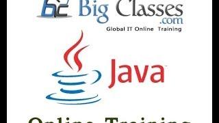 Core Java Online Training - Online Java Video Tutorials - bigclasses