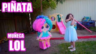 NIÑOS ROMPIENDO PIÑATA | Piñata LOL | fiesta de Brianna