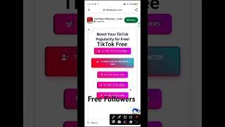 TikTok Free Likes followers views 2025 New website TikTok Par Followers kaise badhaen  #tiktoklikes