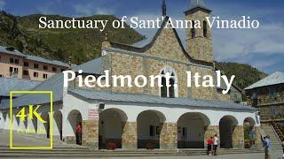 Sanctuary of Sant'Anna Vinadio (Piedmont, Italy) in 4K Ultra HD