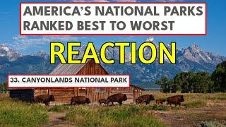 National Parks Ranked REACTION - Renee Roaming List