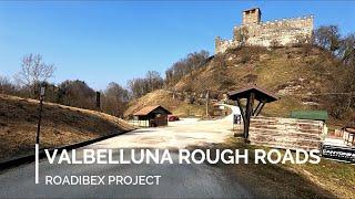 VALBELLUNA ROUGH ROADS (Ride on the left side of Piave river) - Virtual ride for indoor training