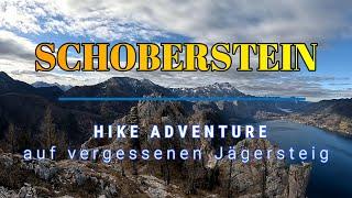 Bergtour mit den Alpinfreunden - Schoberstein 1037m im Höllengebirge auf vergessenen Jägersteig