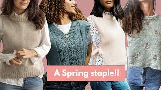  17 slipovers to knit this SPRING | Size inclusive knitting patterns