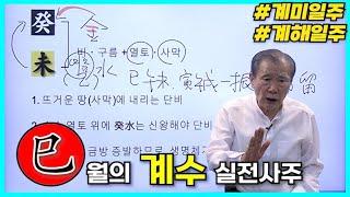 [중급] 265강 사(巳)월의 계수 실전사주 