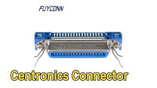 DDK PCB Centronics Connector 2.16mm Pitch Right Angle For Printer