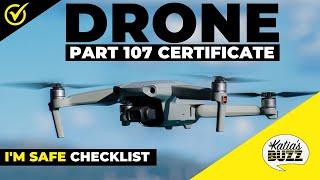 Drone Pilot Part 107 IMSAFE Checklist 