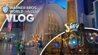 We Went to the Worlds LARGEST Indoor Theme Park! Warner Bros. World Vlog!