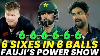 6️⃣6️⃣6️⃣6️⃣6️⃣6️⃣| Fauji's Power Show Against Kiwis Bowlers | Pakistan vs New Zealand | PCB | M2B2A