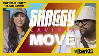 SHAGGY & Lavinia Talk Latest Single MOVE | Toronto, Canada Press Junket (2024)