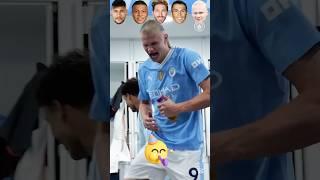 Ronaldo vs Neymar vs Haaland vs Mbappe || changing room celebration #football #shortsvideo