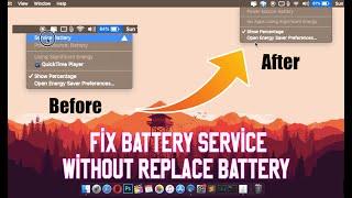 How to Fix Battery Service Warning Macbook Without Replace (Working)