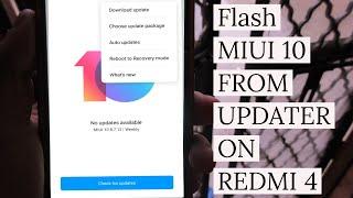 Install MIUI 10 Global Beta Rom On Redmi Note 4 And All Other Xiaomi Devices From Updater - Mr Meet