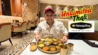 Unlimited Maharaja Bhog Thali in Mumbai | Aamras Puri | Rajasthani Gujarati Thali | Foodie | Bhavik