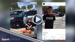 Signal News Now: Thousands angered by Santa Clarita store's "anti-police" photos