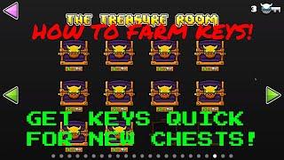 HOW TO FARM KEYS IN GEOMETRY DASH 2.11!