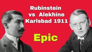 If You Are Struggling With Your Endgame Strategy Watch This | Rubinstein vs Alekhine: Karlsbad 1911