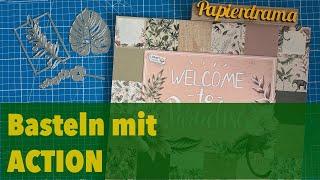 Karten basteln mal anders: einfach schräge Designpapier Idee + 3000 Abonnenten Gewinnspiel